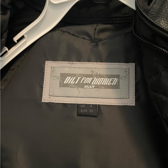 Women’s BILT Motorcycle Jacket w Padding NWOT’s Sz4 - Picture 5 of 6